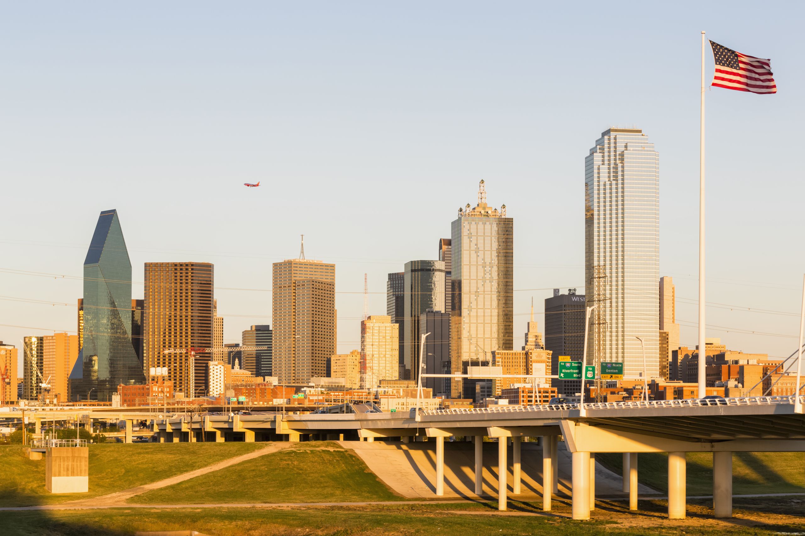 USA, Texas, Dallas skyline